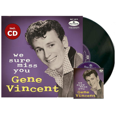 GENE VINCENT - We Sure Miss You (Repress) - 10'' LP - Vinyl + Bonus CD [JAN 3]