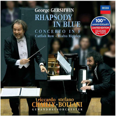 GEORGE GERSHWIN / CHAILLY - BOLLANI GEWANDHAUSORCHESTER - Rhapsody In Blue (100th Anniversary) - 2LP - 180g Blue Vinyl [OCT 27]