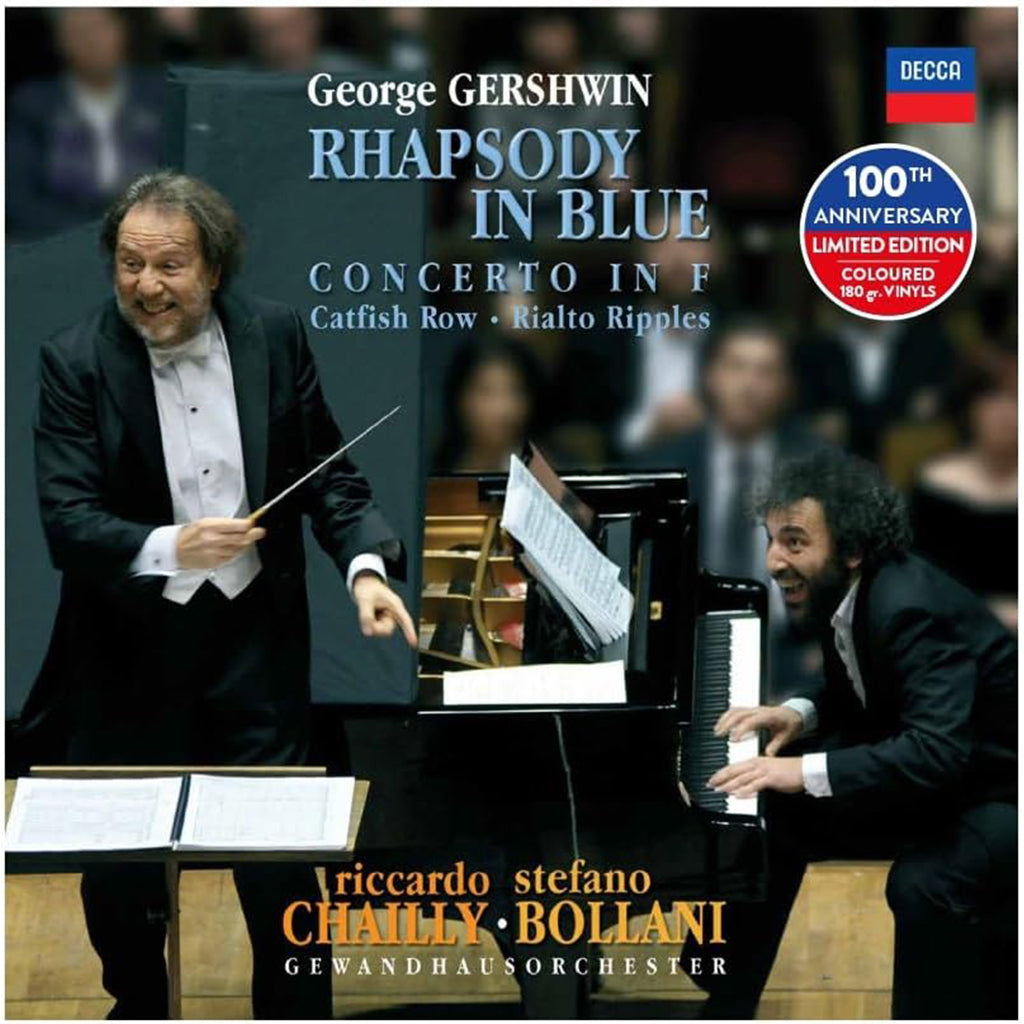 GEORGE GERSHWIN / CHAILLY - BOLLANI GEWANDHAUSORCHESTER - Rhapsody In Blue (100th Anniversary) - 2LP - 180g Blue Vinyl [OCT 27]