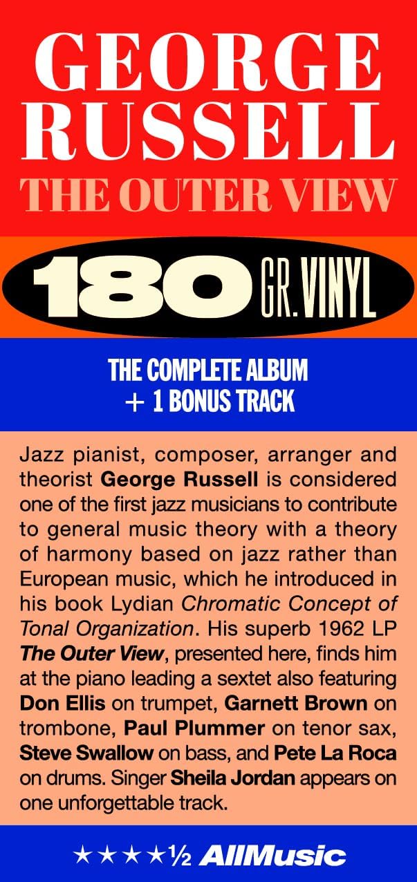 GEORGE RUSSELL SEXTET - The Outer View (2023 Reissue with Bonus Track) - LP - 180g Vinyl [NOV 3]
