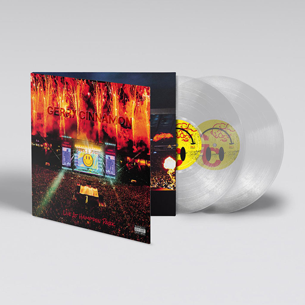 GERRY CINNAMON - Live At Hampden Park - 2LP - Gatefold Clear Vinyl