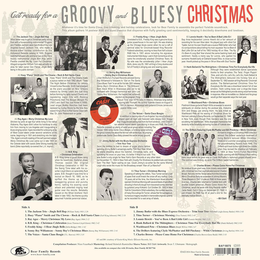 VARIOUS - Get Ready For A Groovy And Bluesy Christmas - LP - Green Vinyl [DEC 13]