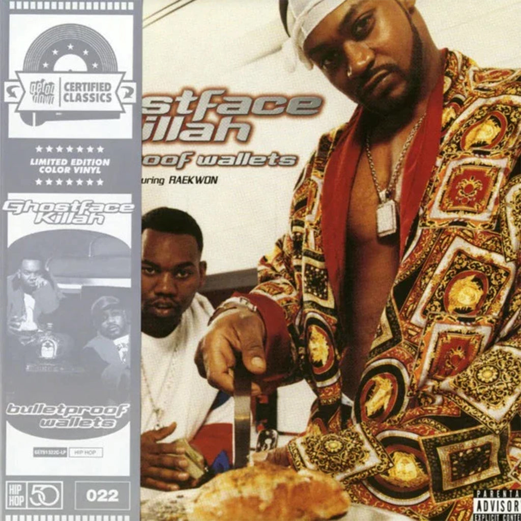 GHOSTFACE KILLAH - Bulletproof Wallets (2023 Reissue) - 2LP - Silver Vinyl