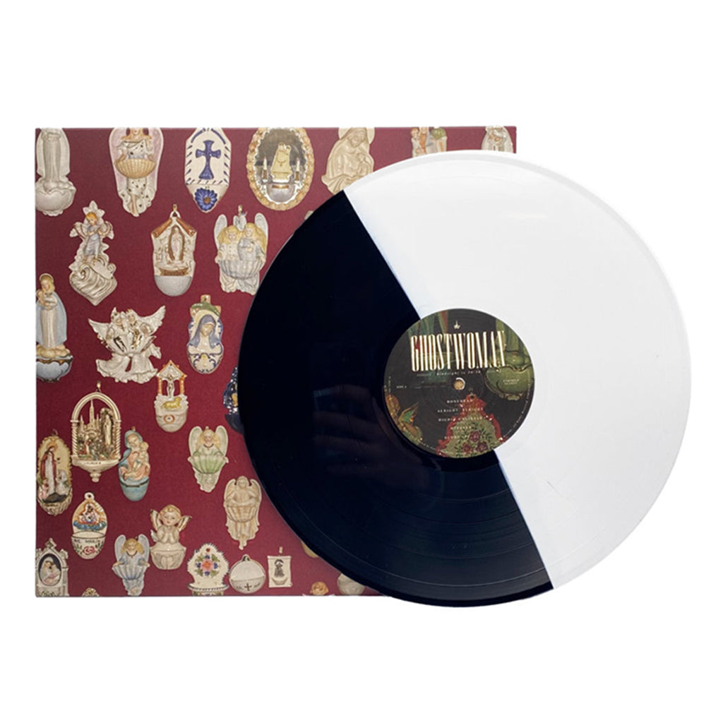 GHOST WOMAN - Hindsight Is 50/50 (Repress) - LP - Black and White Split Colour Vinyl