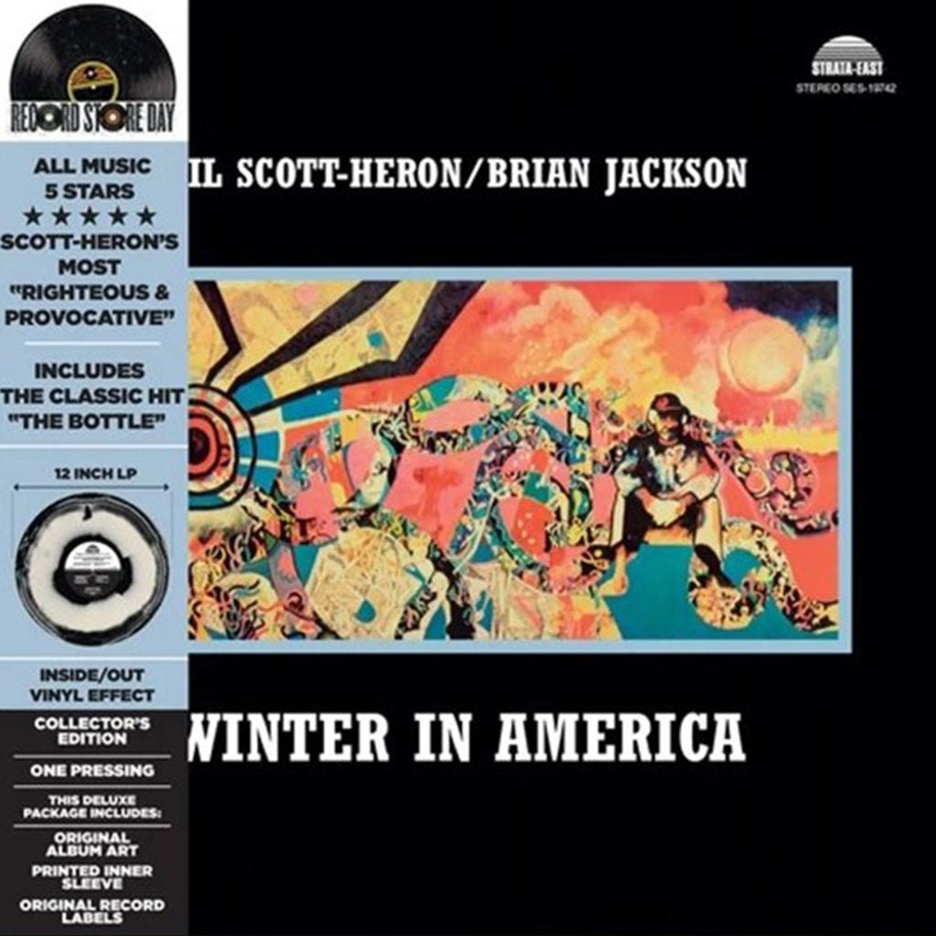 GIL SCOTT-HERON / BRIAN JACKSON - Winter in America - LP - Inside Out Effect Black / White Colour Vinyl [RSD 2024]