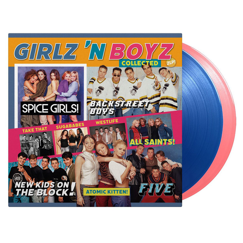 VARIOUS - Girlz 'n Boyz Collected - 2LP - 180g Blue / Pink Vinyl