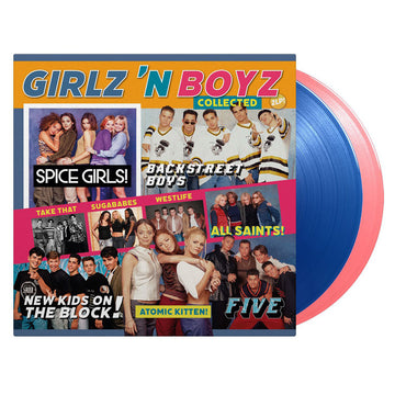 VARIOUS - Girlz 'n Boyz Collected - 2LP - 180g Blue / Pink Vinyl