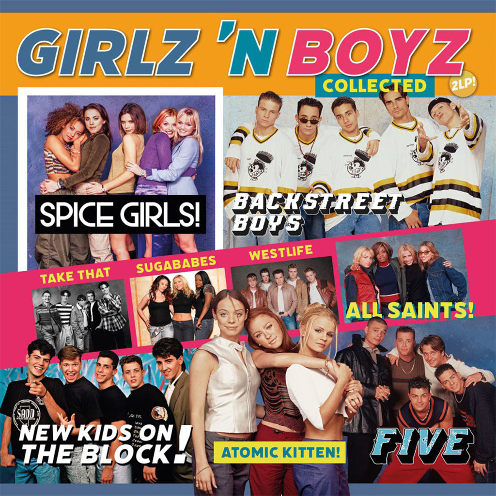 VARIOUS - Girlz 'n Boyz Collected - 2LP - 180g Blue / Pink Vinyl