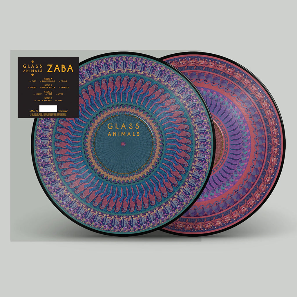 GLASS ANIMALS - Zaba ( Zoetrope Edition ) - 2LP - Zoetropic Picture Disc Vinyl