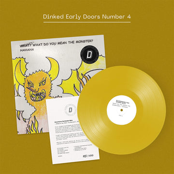 GLASSHOUSE RED SPIDER MITE - What Do You Mean The Monster?... Hahaha - 12'' EP - Yellow Vinyl - Dinked Early Doors Edition #04 [DEC 19]