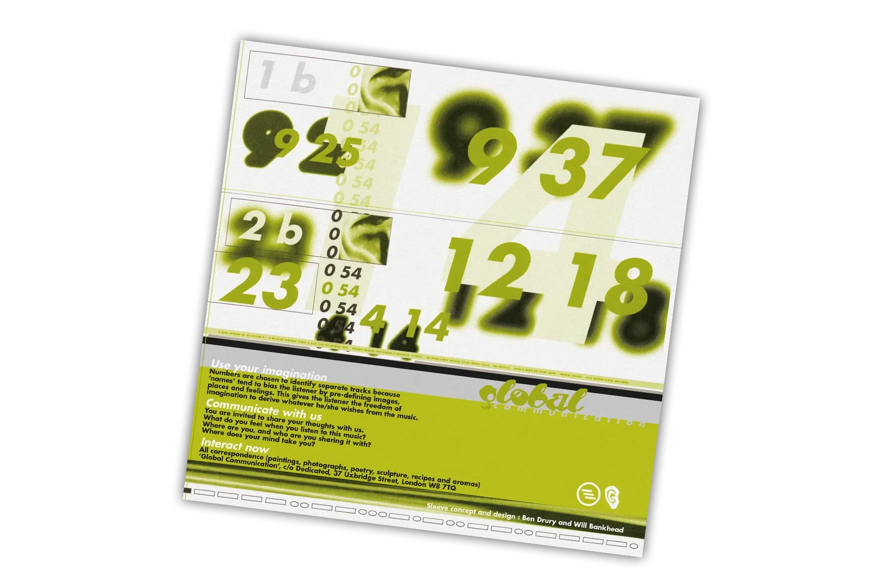 GLOBAL COMMUNICATION - 76:14 (30th Anniversary Edition) - 2LP - 180g Crystal Clear & Transparent Green Marbled Vinyl [JUN 28]