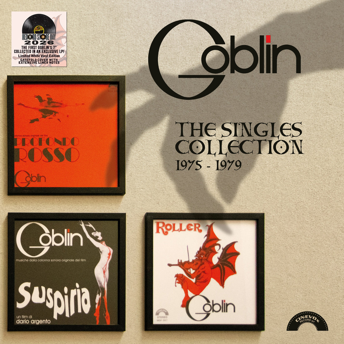 Goblin - The Singles Collection 1975-1979 - 1LP - White Vinyl  [Record Store Day 2026]