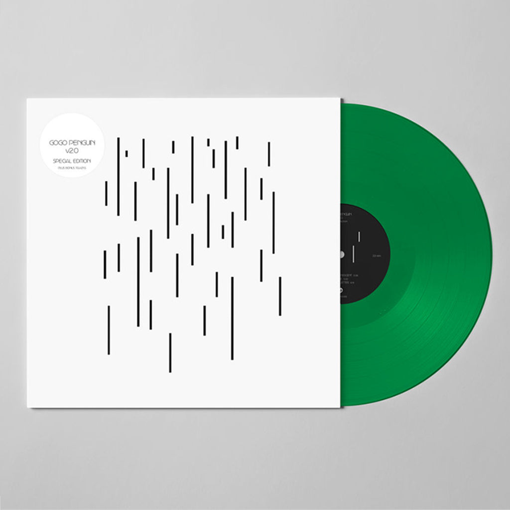 GOGO PENGUIN - v2.0 (Deluxe Edition) [2023 Repress] - 2LP - Transparent Light Green Vinyl
