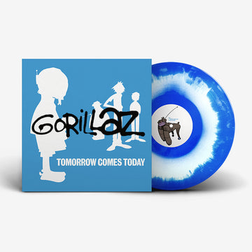 GORILLAZ - Tomorrow Comes Today EP (25th Anniversary Edition) - 12'' - Hand Pressed White & Blue Vinyl