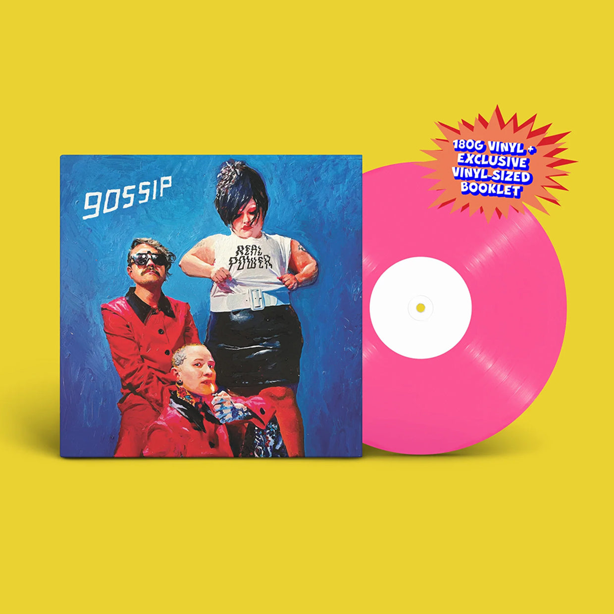 GOSSIP - Real Power - LP - 180g Pink Vinyl