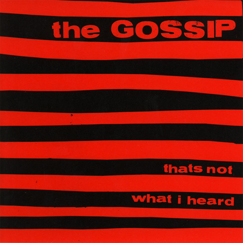 GOSSIP - Thats Not What I Heard (Reissue) - LP - Red Apple Vinyl [JUN 14]