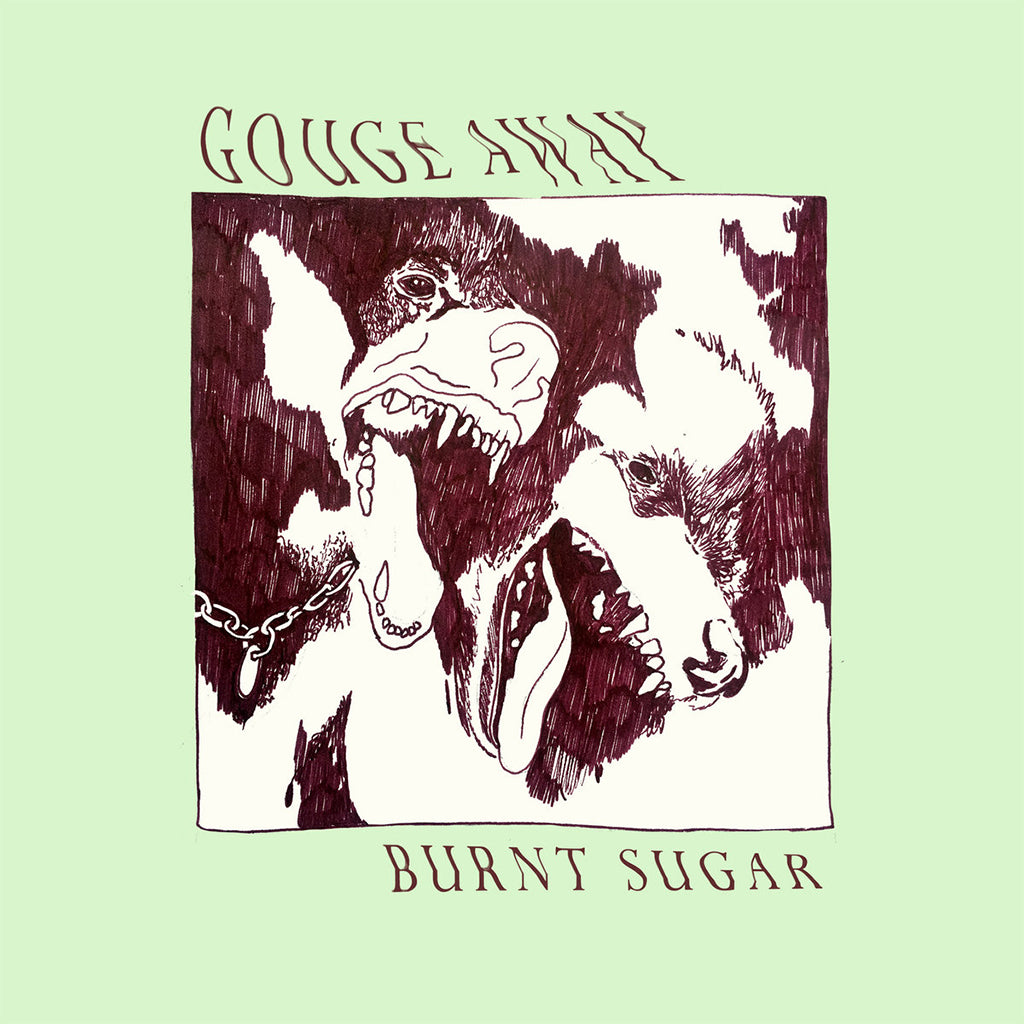 GOUGE AWAY - Burnt Sugar (2024 Repress) - LP - Cloudy Bone & Clear Vinyl [MAY 17]
