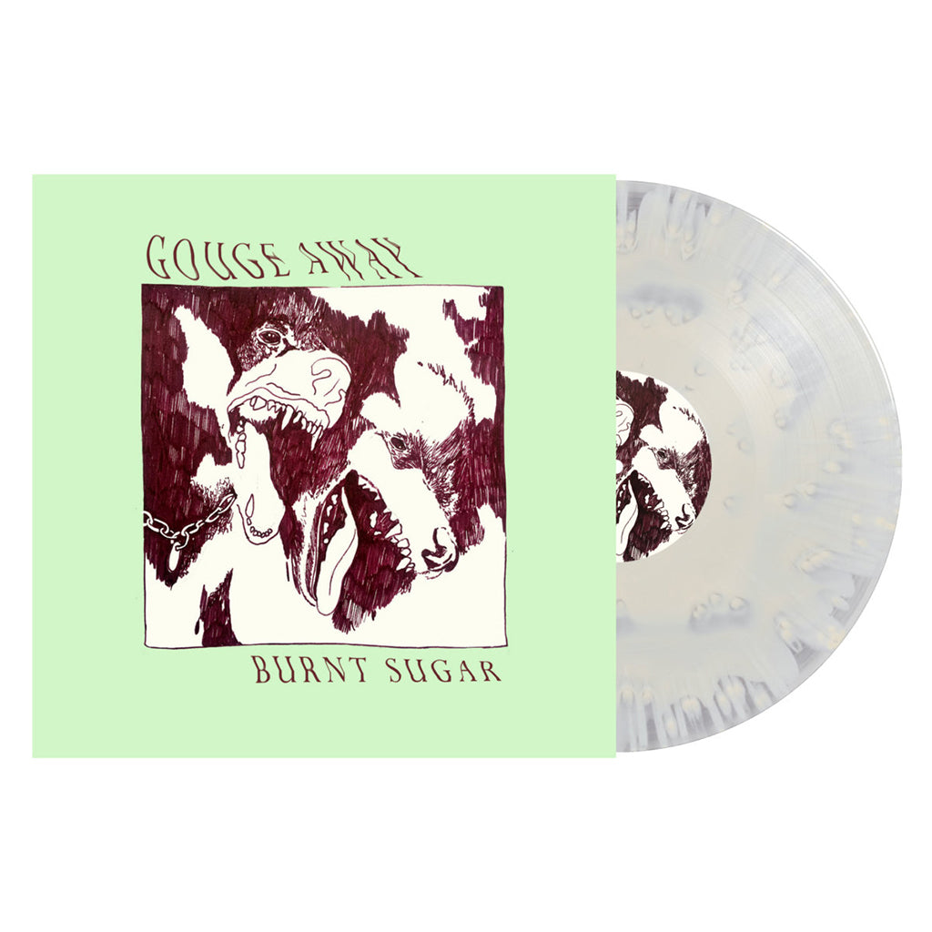 GOUGE AWAY - Burnt Sugar (2024 Repress) - LP - Cloudy Bone & Clear Vinyl