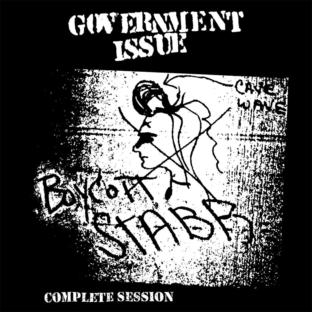 GOVERNMENT ISSUE - Boycott Stabb Complete Session (2024 Repress) - LP - White Vinyl
