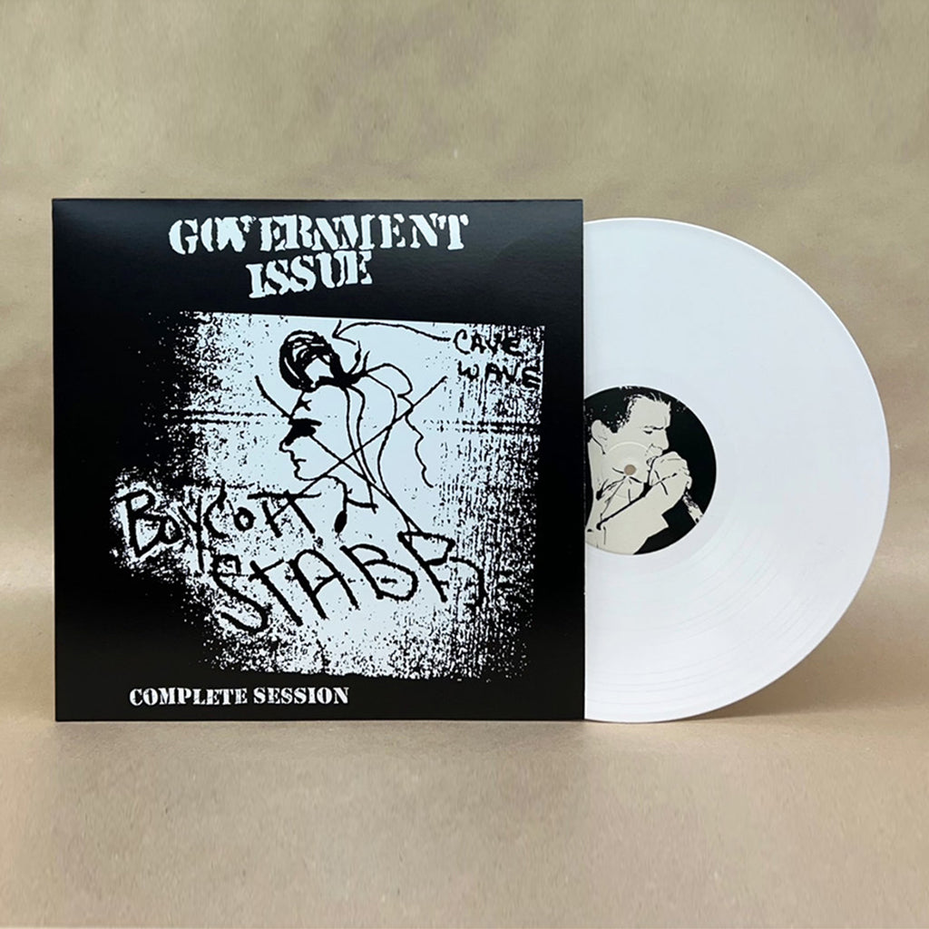 GOVERNMENT ISSUE - Boycott Stabb Complete Session (2024 Repress) - LP - White Vinyl