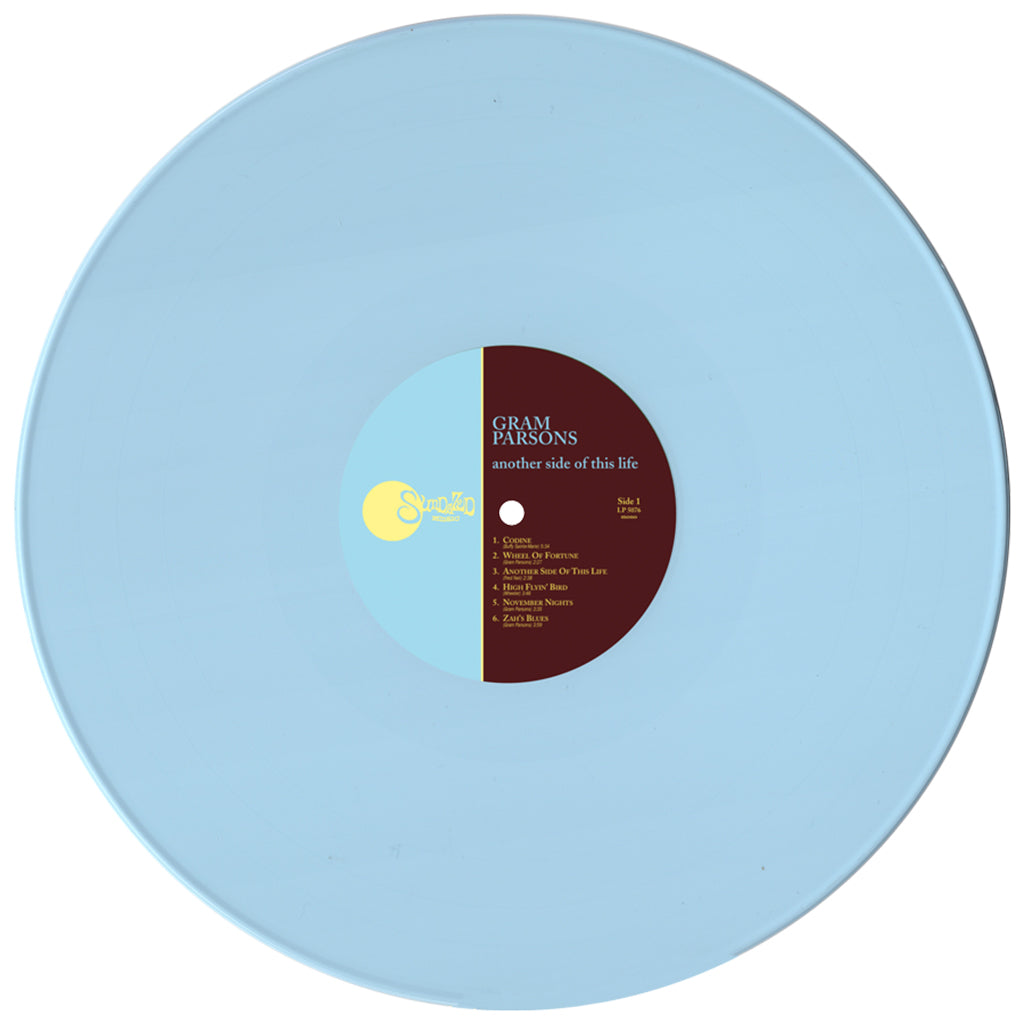 GRAM PARSONS - Another Side Of This Life (2023 Sundazed Reissue) - LP - Sky Blue Vinyl