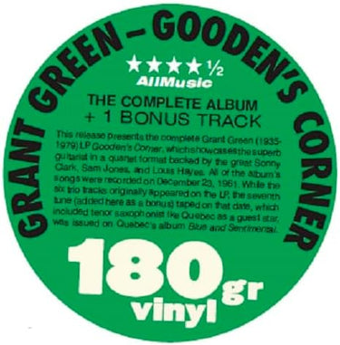 GRANT GREEN - Gooden's Corner (Reissue w/ Bonus track) - LP - 180g Vinyl [FEB 7]