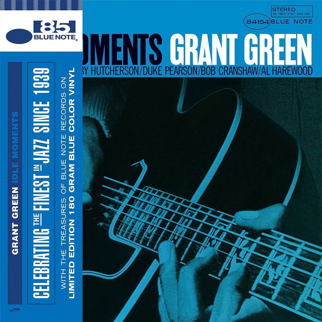GRANT GREEN - Idle Moments (Blue Vinyl Series) - LP - 180g Blue Vinyl