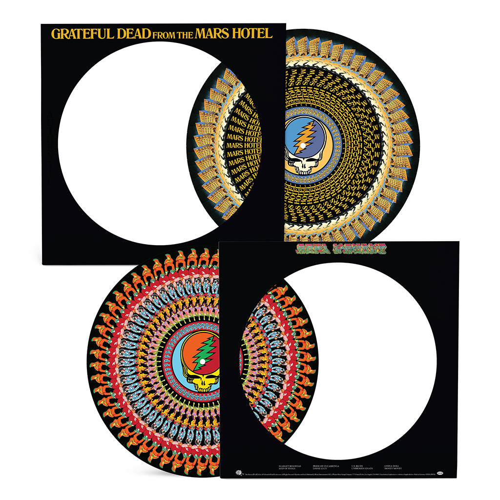 grateful dead from the mars hotel anniversary zoetrope vinyl picture disc