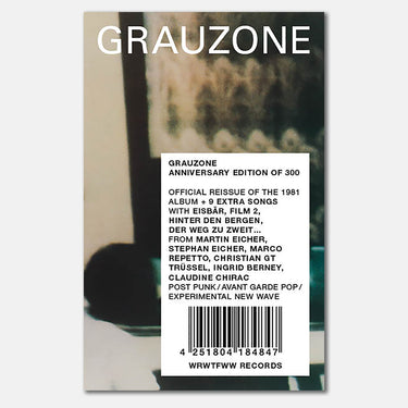 GRAUZONE - Grauzone (Anniversary Edition w/ 9 extra songs) - MC - Cassette Tape