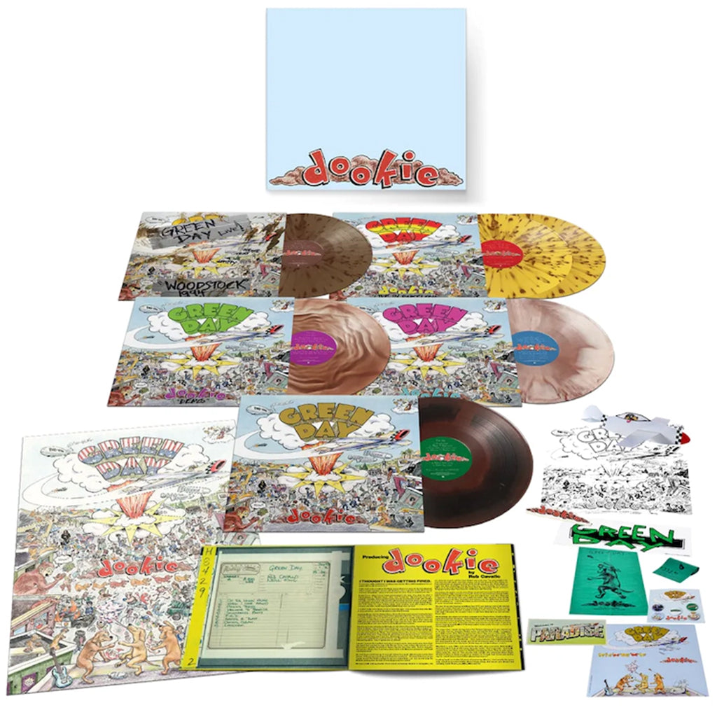 GREEN DAY - Dookie (30th Anniversary Super Deluxe Edition) - 6LP - Brown Colour Vinyl Box Set