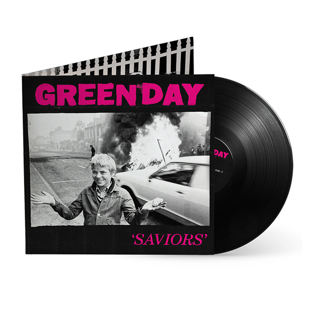 GREEN DAY - Saviors (Deluxe Edition with Poster) - LP - Gatefold 180g Black Vinyl