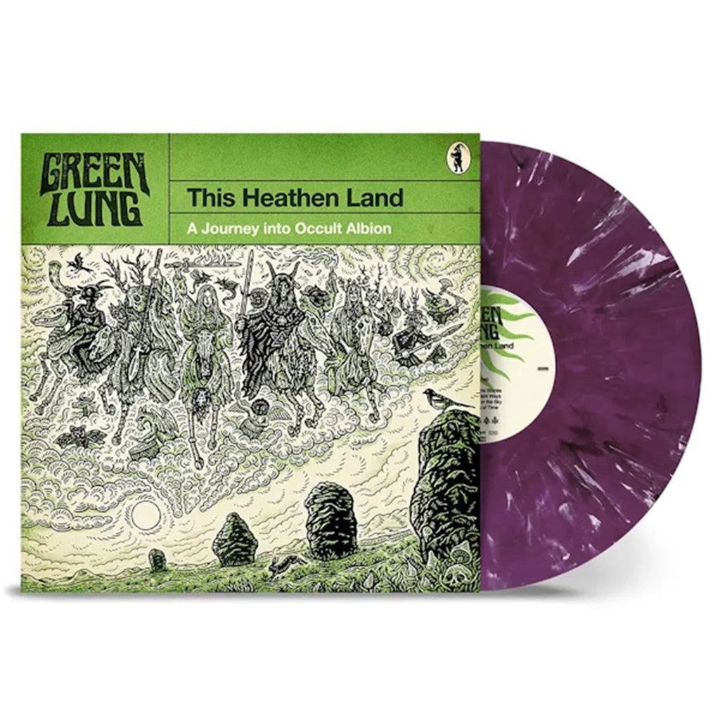 GREEN LUNG - This Heathen Land (Repress) - LP - Transparent Violet with White Marble Vinyl