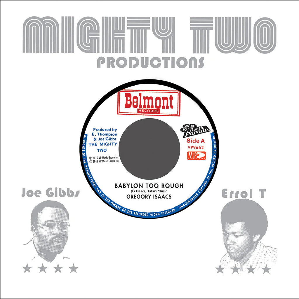 GREGORY ISSACS - Babylon Too Rough - 7'' - Black Vinyl [NOV 21]