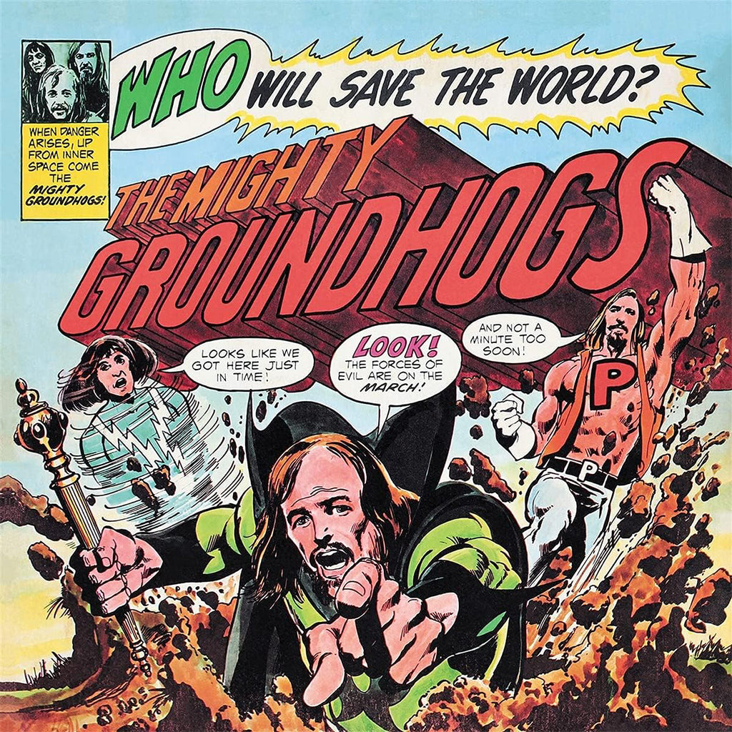 GROUNDHOGS - Who Will Save The World? (2024 Repress with Comic Book insert) - LP - Vinyl
