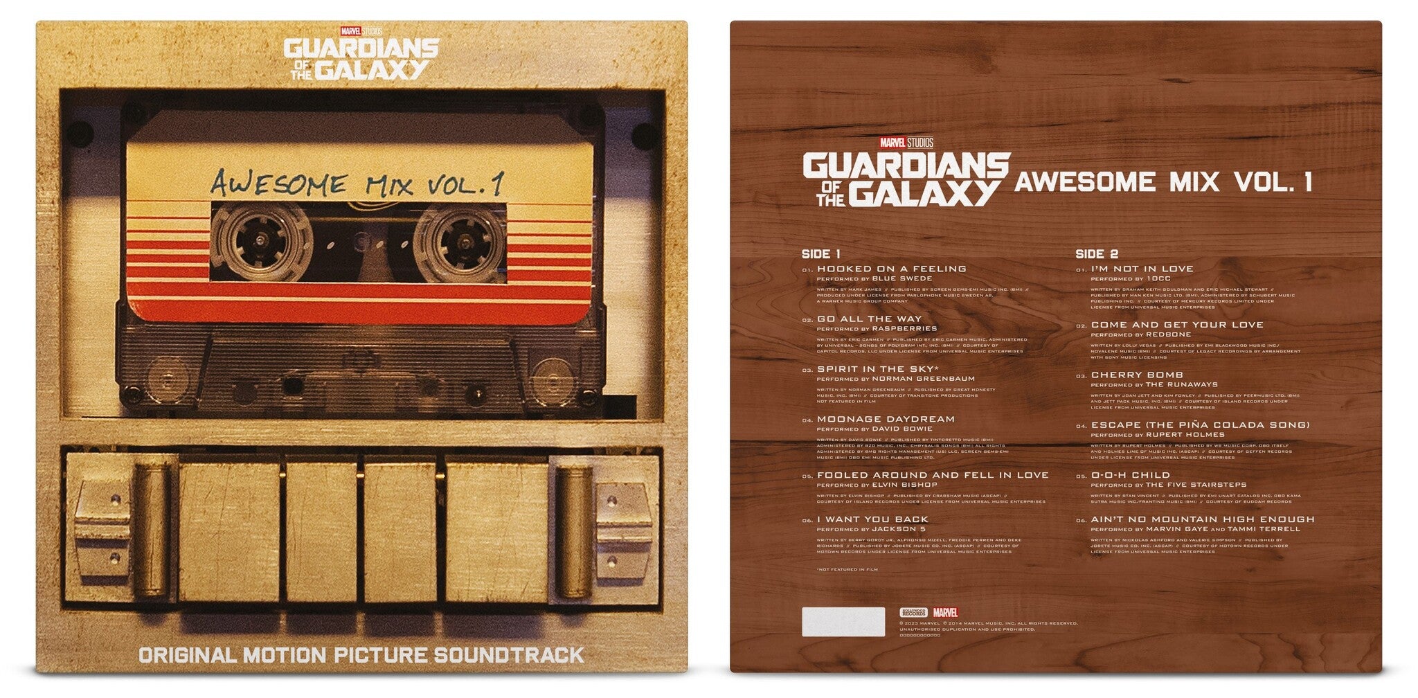 VARIOUS - Guardians Of The Galaxy: Awesome Mix Vol. 1 - LP - Cloudy Storm Coloured Vinyl