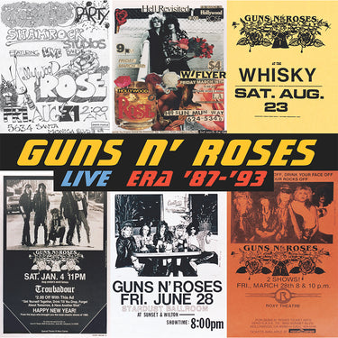 GUNS N' ROSES - Live Era '87-'93 (Reissue w/ Poster) - 4LP - 180g Vinyl Set in Slipcase