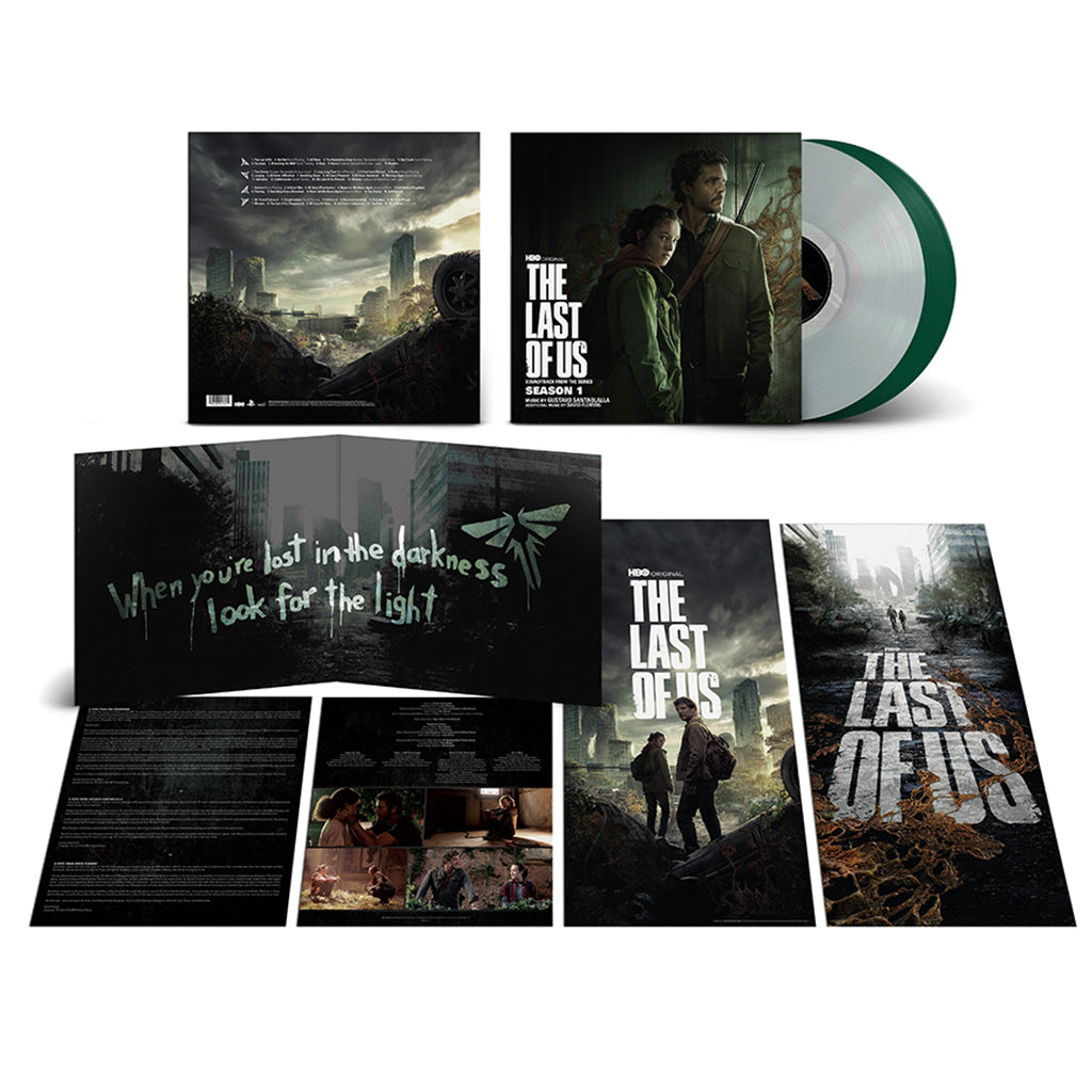 GUSTAVO SANTAOLALLA & DAVID FLEMING - The Last Of Us: Season 1 (Soundtrack from the HBO Original Series) [with Poster] - 2LP - Clear / Green Vinyl