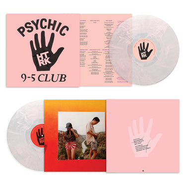 HTRK - Psychic 9-5 Club - LP - Clear with Pink Swirl Vinyl