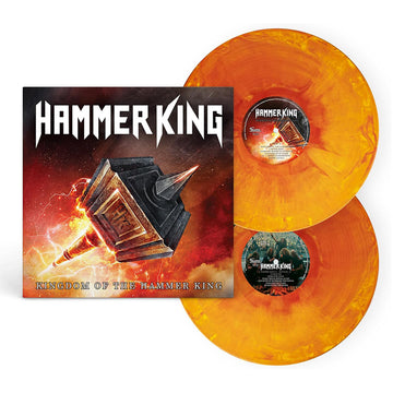 HAMMER KING - Kingdom Of The Hammer King (10th Anniversary Deluxe Edition) - 2LP - Orange / Yellow Marbled Vinyl [DEC 19]