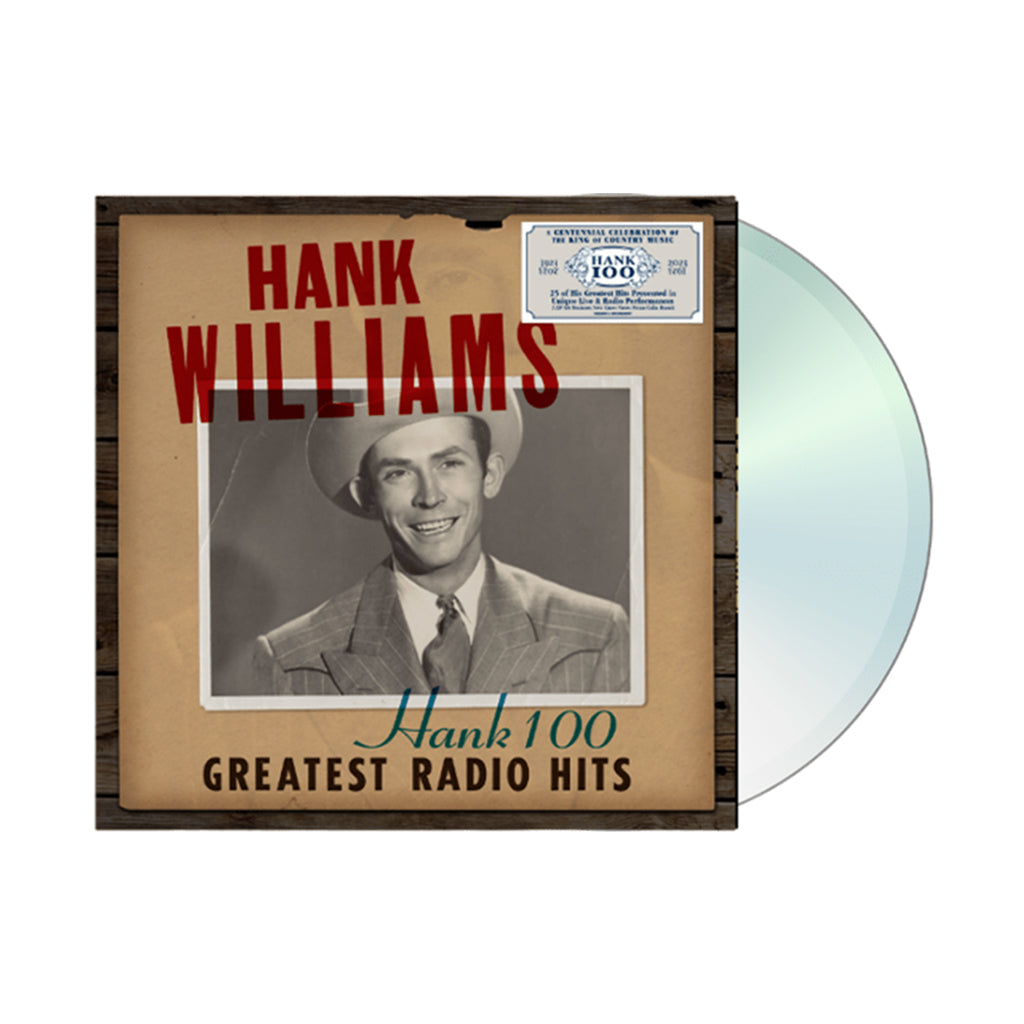 HANK WILLIAMS - Hank 100: Greatest Radio Hits - CD