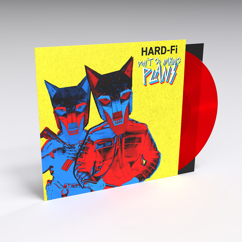 HARD-FI - Don't Go Making Plans (SIGNED & Numbered) - 12'' EP - Transparent Red Vinyl