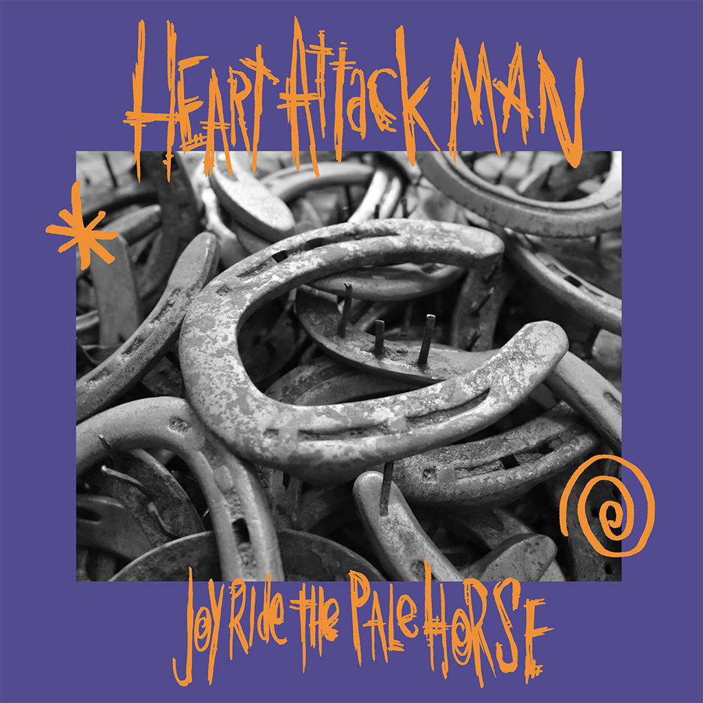 HEART ATTACK MAN - Joyride The Pale Horse - LP - Orange and Violet Vinyl