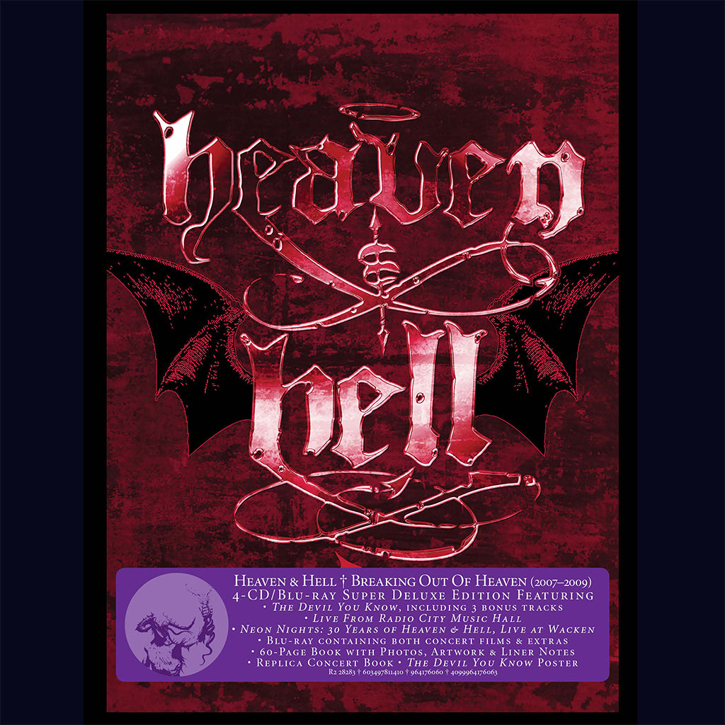 HEAVEN & HELL - Breaking Out Of Heaven (2007 - 2009) - Super Deluxe 4CD + Blu-ray Box Set [MAR 27]