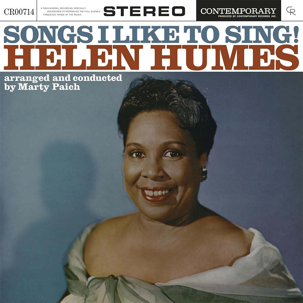 HELEN HUMES - Song I Like To Sing (Contemporary Records Acoustic Sound Series) - LP - Deluxe 180g Vinyl [JAN 24]