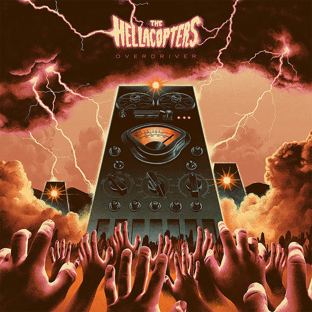 THE HELLACOPTERS - Overdriver (with Poster) - LP - Apricot, Purple & Black Splatter Vinyl [JAN 31]