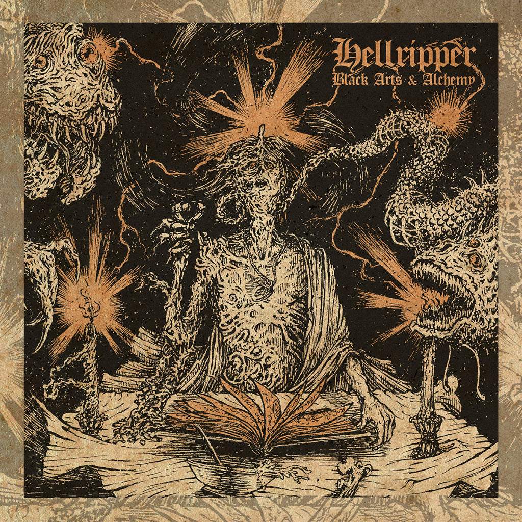 HELLRIPPER - Black Arts & Alchemy (2024 Reissue) - 12'' EP - Orange Vinyl