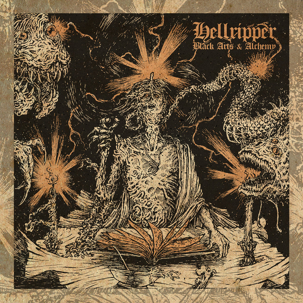 HELLRIPPER - Black Arts & Alchemy (2024 Reissue) - 12'' EP - Orange Vinyl [MAY 31]