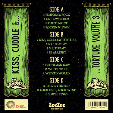 THE HEMPOLICS - Kiss, Cuddle & Torture Volume 3 - 2LP - Neon Green Vinyl [NOV 22]