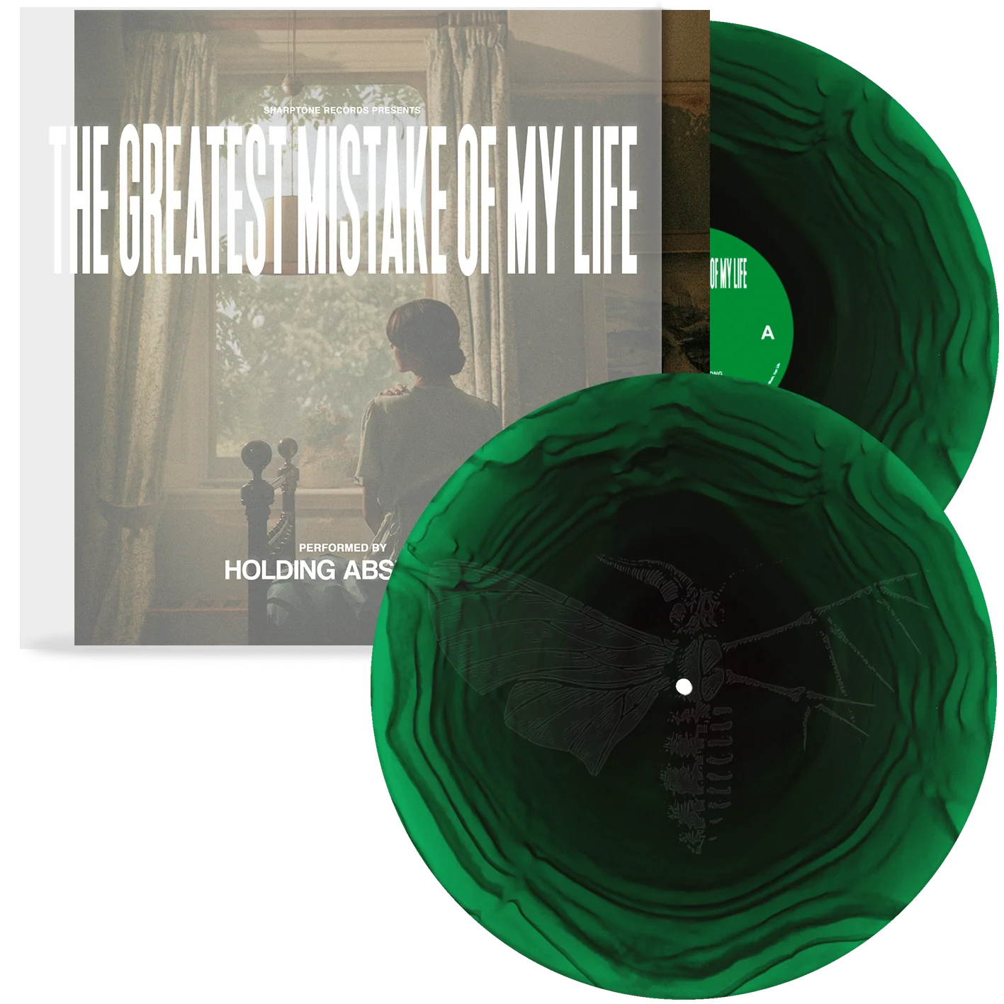 HOLDING ABSCENCE - The Greatest Mistake Of My Life (Repress w/ Etching) - 2LP - 'Green Ripple Effect' Colour Vinyl [SEP 5]