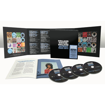VARIOUS - Holland-Dozier-Holland Anthology: Detroit 1969 – 1977 (with 32-page Booklet) - Gatefold 4CD Set